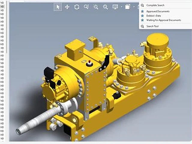 SOLIDWORKS 3D model in the software Central Innovation sells, B2B search marketing case study
