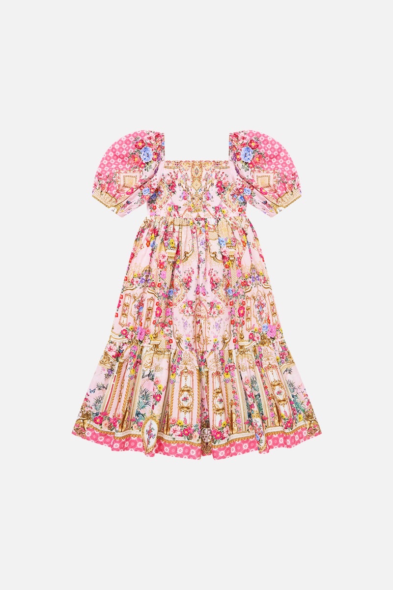 CAMILLA signature print tiered dress