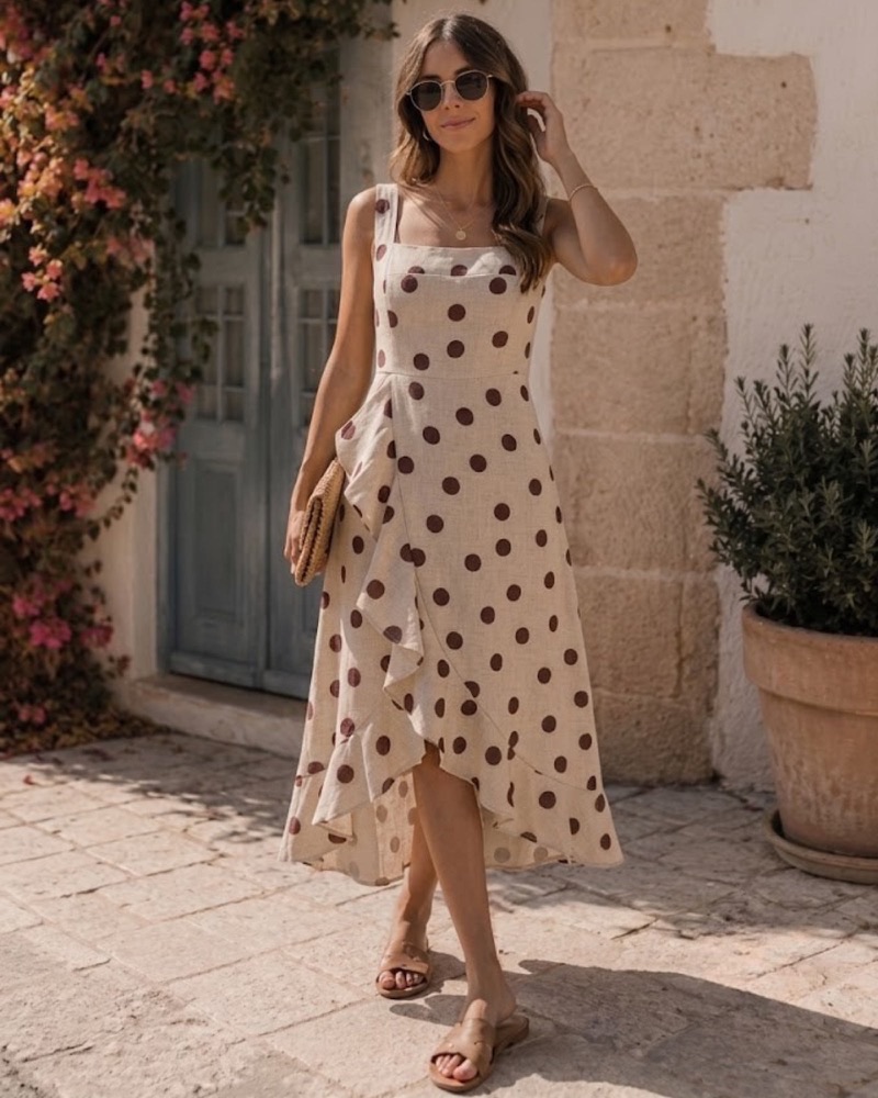 Esther Prynne dress in Speckled Sand