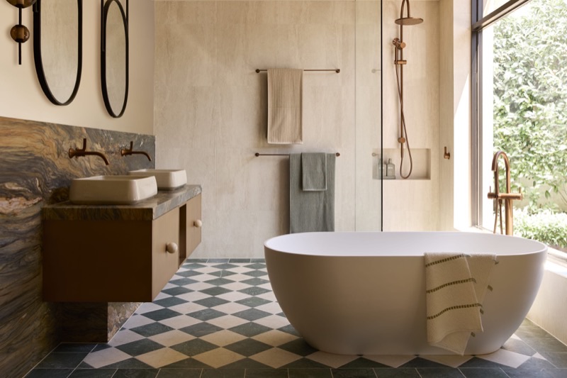 Completed premium bathroom renovation