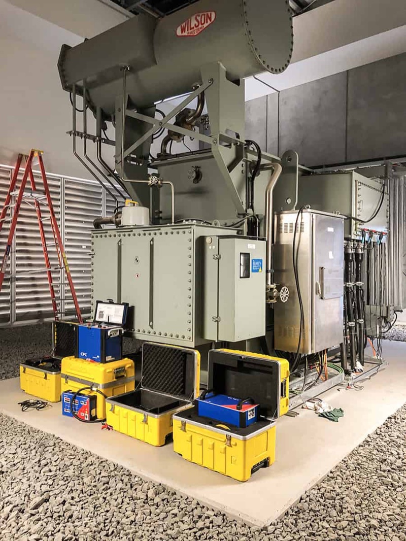 Tyden Power high voltage equipment prepared for works