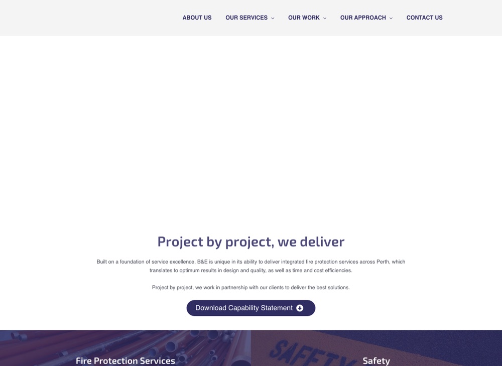 B&amp;E Fire website