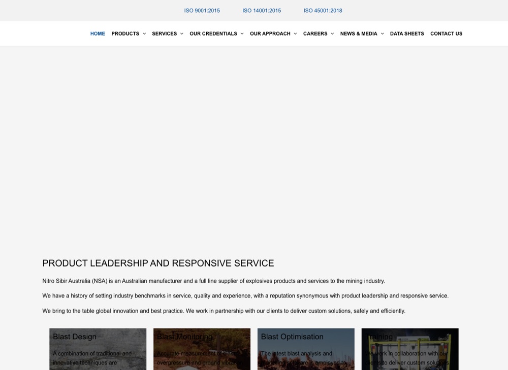 Nitro Sibir Australia website